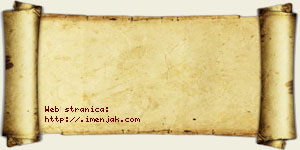 Andrijana Perunac vizit kartica